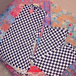 *NWT* Women’s Dressed in Lala checkered play suit size M